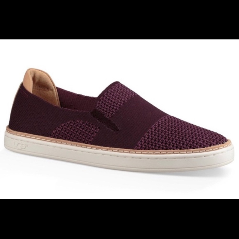 UGG | Women's Sammy Slip-On Sneaker 9 maroon color